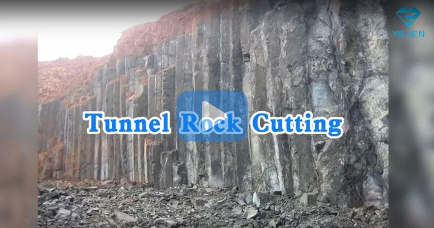 Yichen Rock Saw is a hydraulic saw attachment to be used on bulk and detailed excavations. Ideal for cutting any type of rock at great speed. If fitted with special blades can also cut reinforced concrete and timber. The single blade rock saw and double blade rock saw series cover the whole range of excavators from 8 to 45 tons. Tunnel Rock Cutting by Rock Saw, this construction method is affirmed by the industry. Since its establishment in 2002, Yichen has been aiming to become the industry-leading supplier of rock saws.