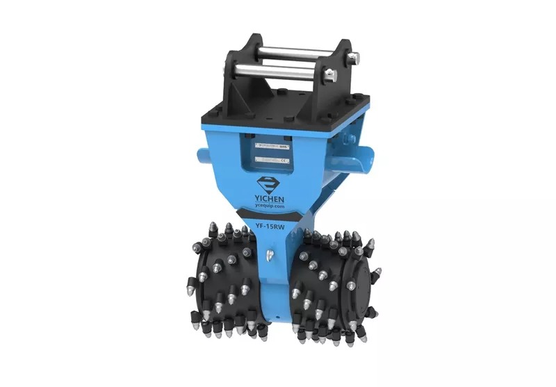 Fresadora de tambor transversal para excavadora de 12-18 t